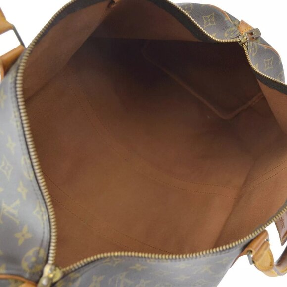 LOUIS VUITTON DUFFLE KEEPALL 50 TRAVEL HANDBAG MONOGRAM - Picture 2 of 11